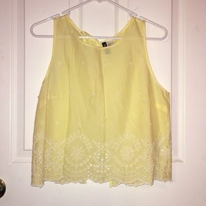 Yellow H&M Tank Top
